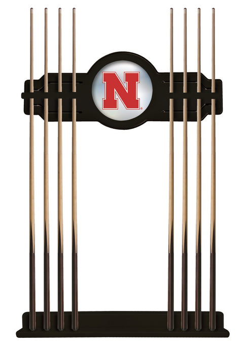 University of Nebraska Solid Wood Cue Rack