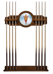 Arizona State University (Pitchfork) Solid Wood Cue Rack