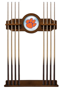 Clemson Solid Wood Cue Rack