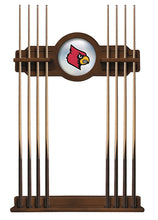 Load image into Gallery viewer, University of Louisville Solid Wood Cue Rack