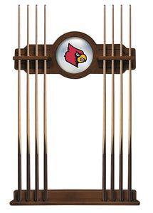 University of Louisville Solid Wood Cue Rack