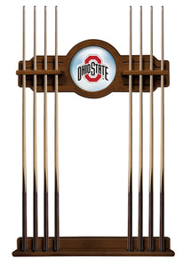 Ohio State University Solid Wood Cue Rack