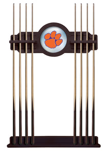 Clemson Solid Wood Cue Rack