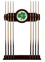 Load image into Gallery viewer, Notre Dame (Shamrock) Solid Wood Cue Rack