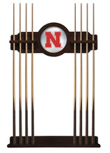 Load image into Gallery viewer, University of Nebraska Solid Wood Cue Rack
