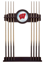 Load image into Gallery viewer, University of Wisconsin (W) Solid Wood Cue Rack