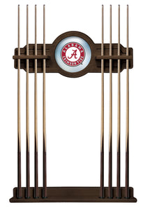 University of Alabama (Script A) Solid Wood Cue Rack