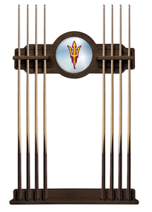 Arizona State University (Pitchfork) Solid Wood Cue Rack