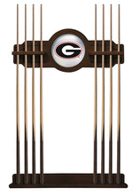 Load image into Gallery viewer, University of Georgia (G) Solid Wood Cue Rack