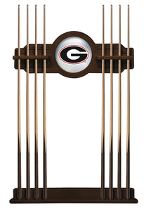 University of Georgia (G) Solid Wood Cue Rack