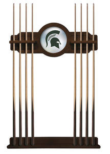 Michigan State University Solid Wood Cue Rack