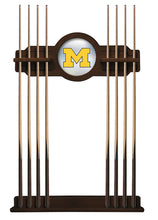 Load image into Gallery viewer, University of Michigan Solid Wood Cue Rack