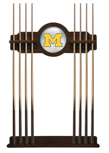University of Michigan Solid Wood Cue Rack
