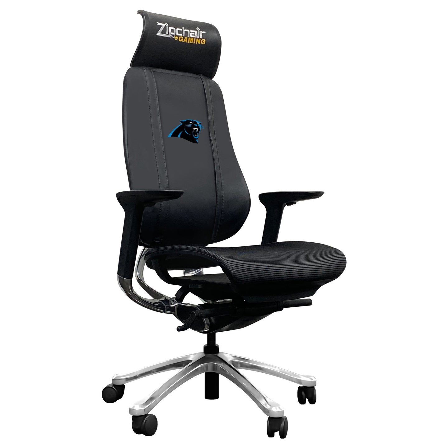 PhantomX Mesh Gaming Chair with Carolina Panthers Primary Logo