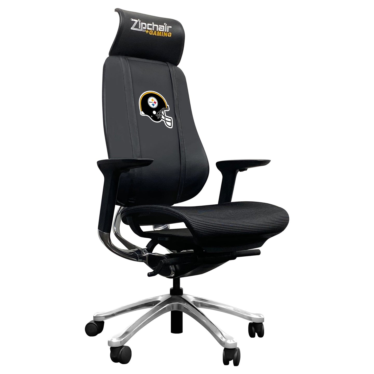PhantomX Mesh Gaming Chair with Pittsburgh Steelers Helmet Logo