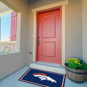 Denver Broncos 3x4 Area Rug