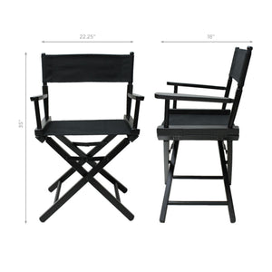 Pittsburgh Steelers Table Height Directors Chair