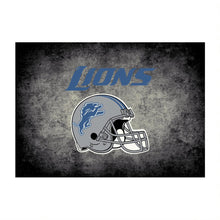 Load image into Gallery viewer, Detroit Lions Distressed Rug