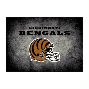 Cincinnati Bengals Distressed Rug