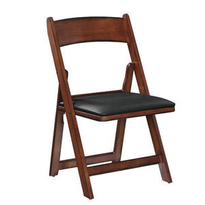 Ram Gameroom Solid Wood Folding Poker/Game Table Chair