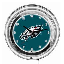 Load image into Gallery viewer, Philadelphia Eagles 14&quot; Neon Clock