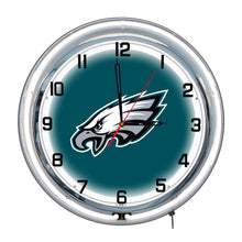 Load image into Gallery viewer, Philadelphia Eagles 18&quot; Neon Clock