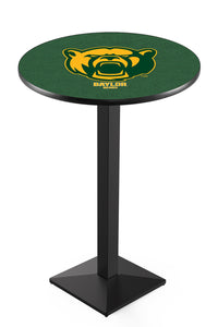 Baylor University 30" Top Pub Table with Black Wrinkle Finish