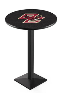 Boston College 30" Top Pub Table with Black Wrinkle Finish