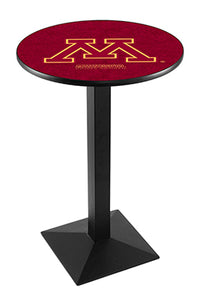 University of Minnesota 30" Top Pub Table with Black Wrinkle Finish