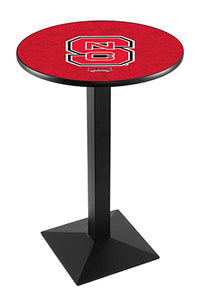 North Carolina State University 30" Top Pub Table with Black Wrinkle Finish