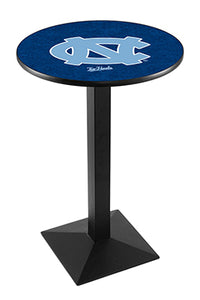 University of North Carolina 30" Top Pub Table with Black Wrinkle Finish