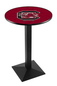 University of South Carolina 30" Top Pub Table with Black Wrinkle Finish