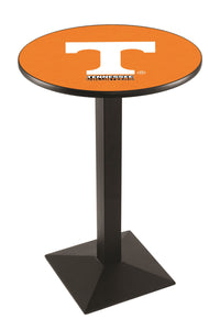 University of Tennessee - 30" Top Pub Table with Black Wrinkle Finish