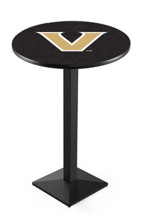 Vanderbilt University 30" Top Pub Table with Black Wrinkle Finish