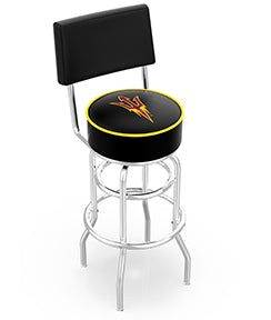 Arizona State Swivel Bar/Counter Stool with Pitchfork Logo