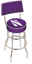 Load image into Gallery viewer, Northwestern Swivel Bar/Counter Stool