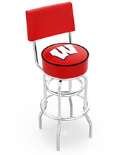 Load image into Gallery viewer, Wisconsin &quot;W&quot; Swivel Bar/Counter Stool