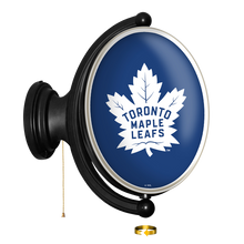 Load image into Gallery viewer, Toronto Maple Leaf: Original Oval Rotating Lighted Wall Sign - The Fan-Brand