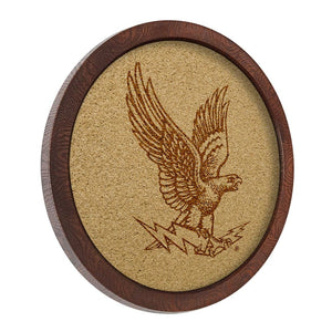 Air Force Falcons: Falcon - "Faux" Barrel Top Cork Note Board Monochrome Logo