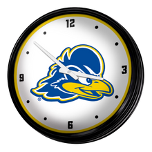 Load image into Gallery viewer, Delaware Blue Hens: Retro Lighted Wall Clock Default Title