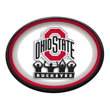 Load image into Gallery viewer, Ohio State Buckeyes: O-H-I-O - Oval Slimline Lighted Wall Sign Default Title
