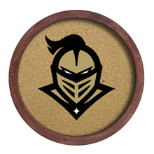 Load image into Gallery viewer, UCF Knights: Mascot - &quot;Faux&quot; Barrel Framed Cork Board