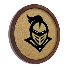 Load image into Gallery viewer, UCF Knights: Mascot - &quot;Faux&quot; Barrel Framed Cork Board