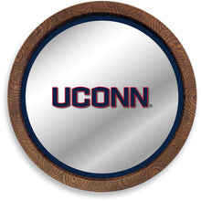 Load image into Gallery viewer, UConn Huskies: &quot;Faux&quot; Barrel Top Mirrored Wall Sign - The Fan-Brand