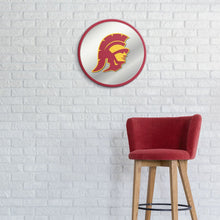 Load image into Gallery viewer, USC Trojans: Mascot - Modern Disc Mirrored Wall Sign - The Fan-Brand