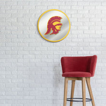 Load image into Gallery viewer, USC Trojans: Mascot - Modern Disc Mirrored Wall Sign - The Fan-Brand