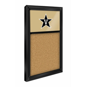 Vanderbilt Commodores: Cork Note Board Gold