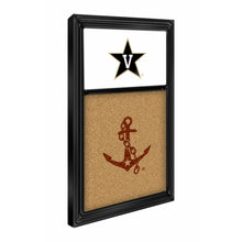 Load image into Gallery viewer, Vanderbilt Commodores: Dual Logo - Cork Note Board White