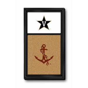 Vanderbilt Commodores: Dual Logo - Cork Note Board White