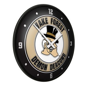 Wake Forest Demon Deacons: Mascot - Modern Disc Wall Clock Default Title